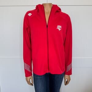 Descente Team USA Triathlon Zip Up Athletic Performance Jacket, Women’s Size 8